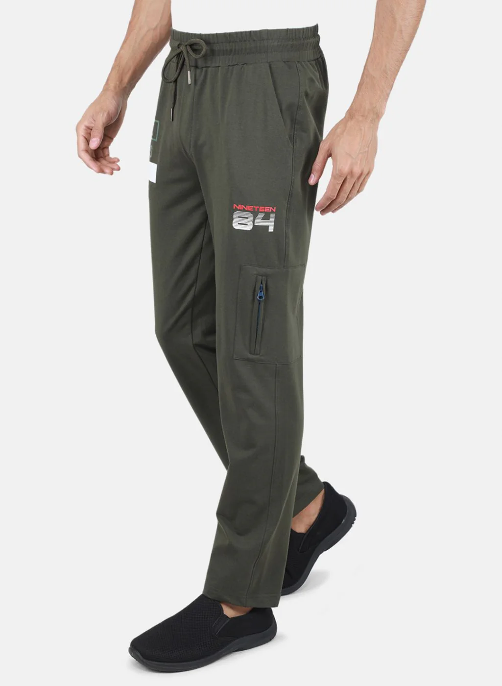 Men Olive Regular Fit Lower - Image 2