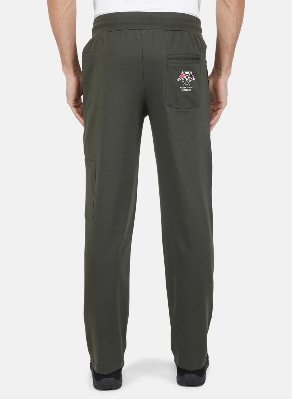 Men Olive Regular Fit Lower - Image 3