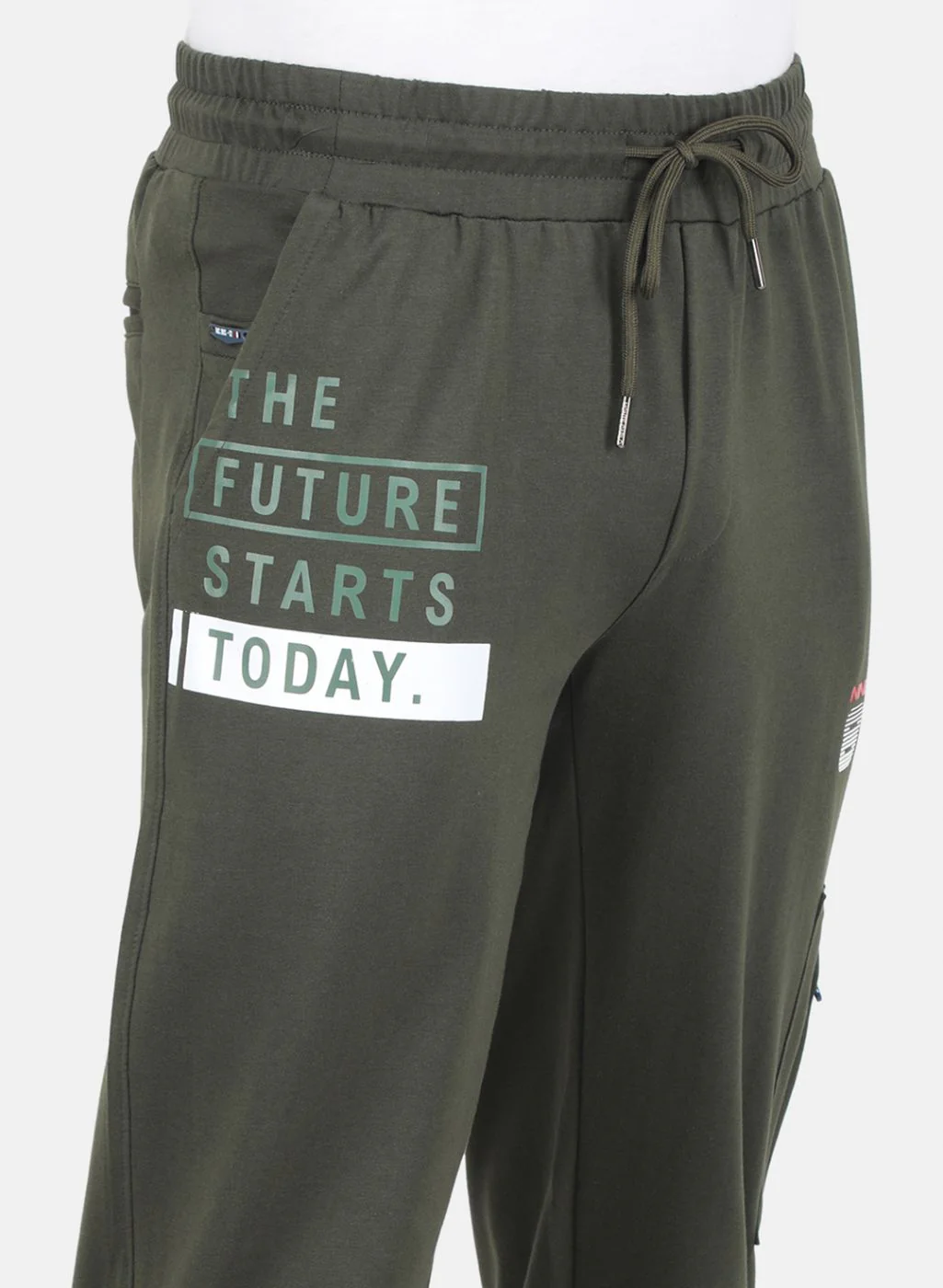 Men Olive Regular Fit Lower - Image 5