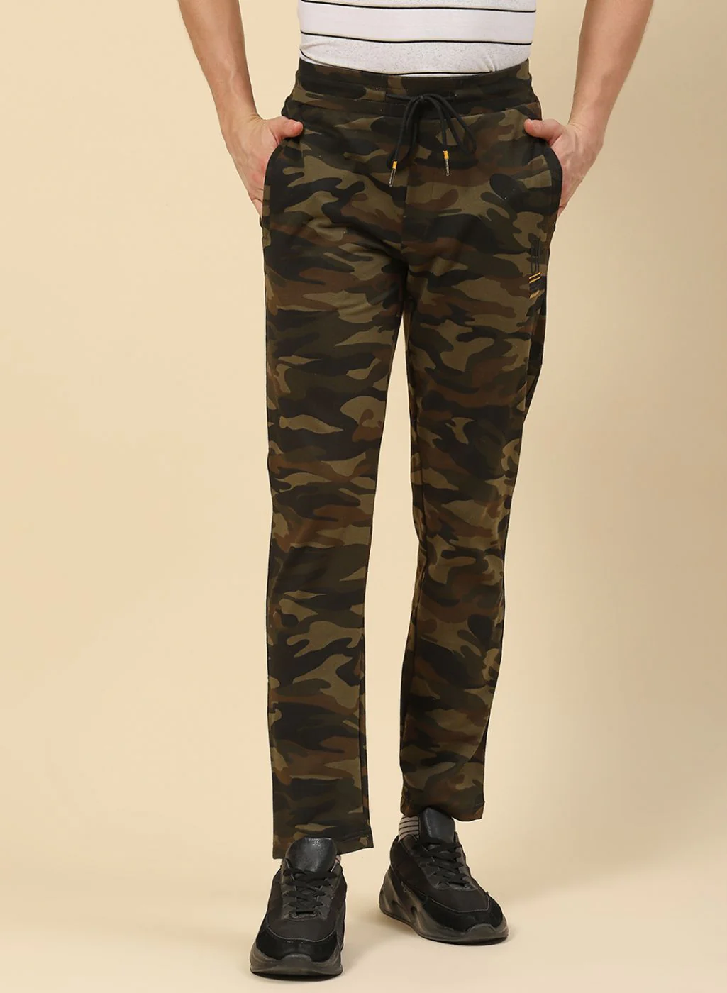 Men Olive Regular Fit Lower - Image 2