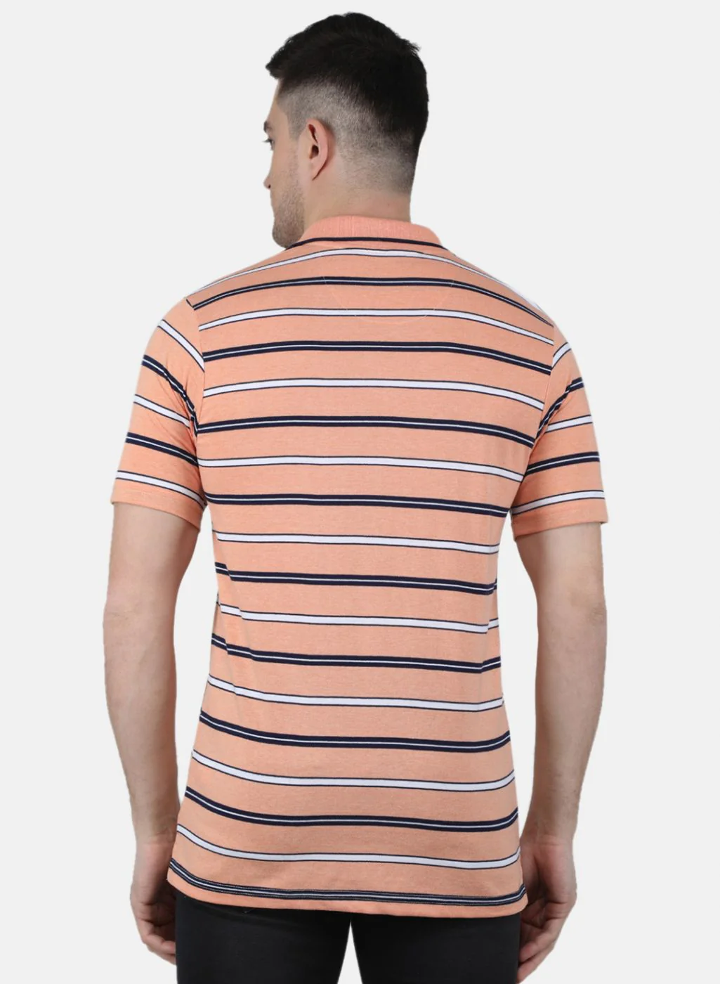 Men Peach Printed T-Shirt - Image 3
