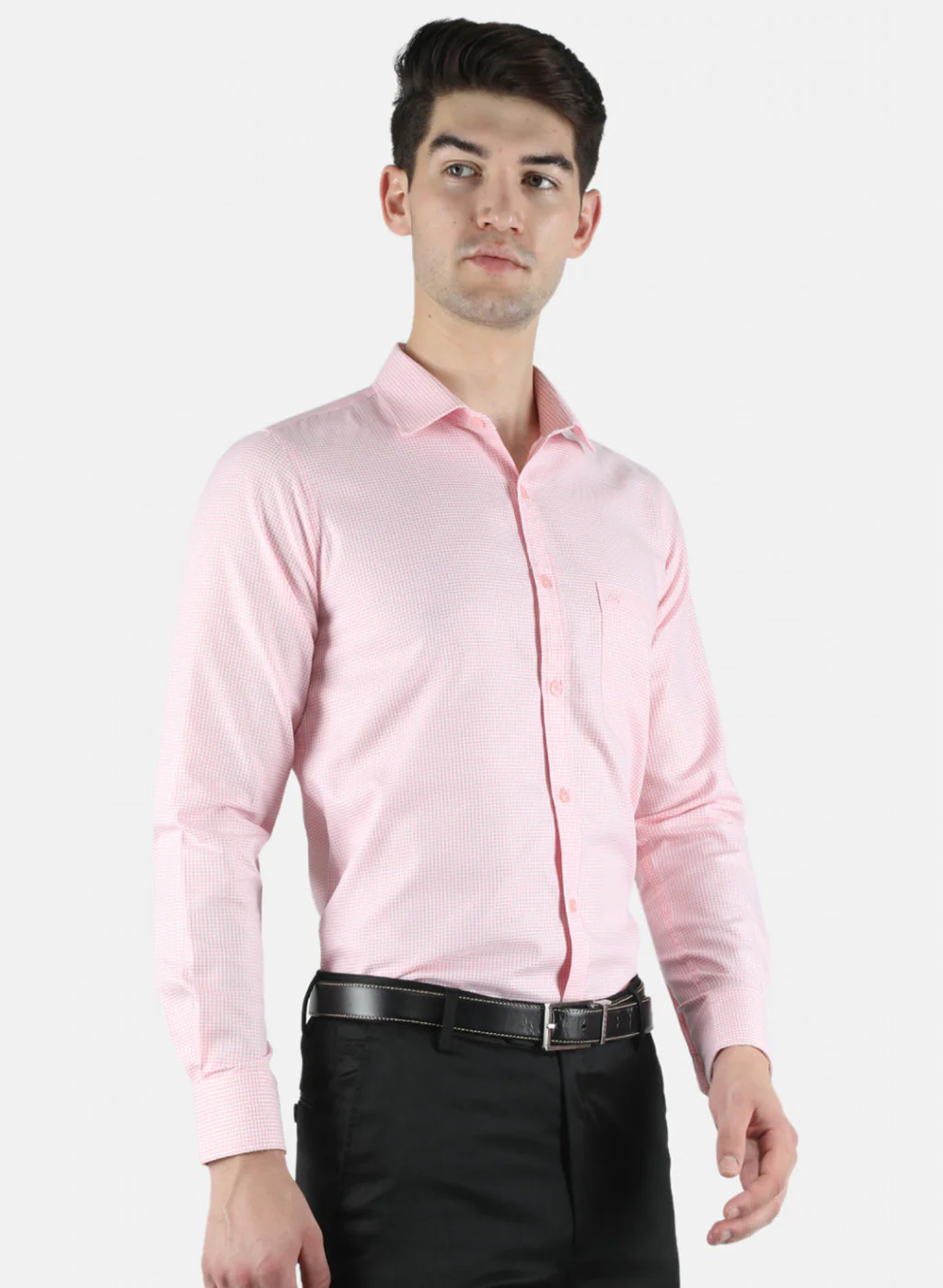 Men Pink Printed Shirt - Image 6