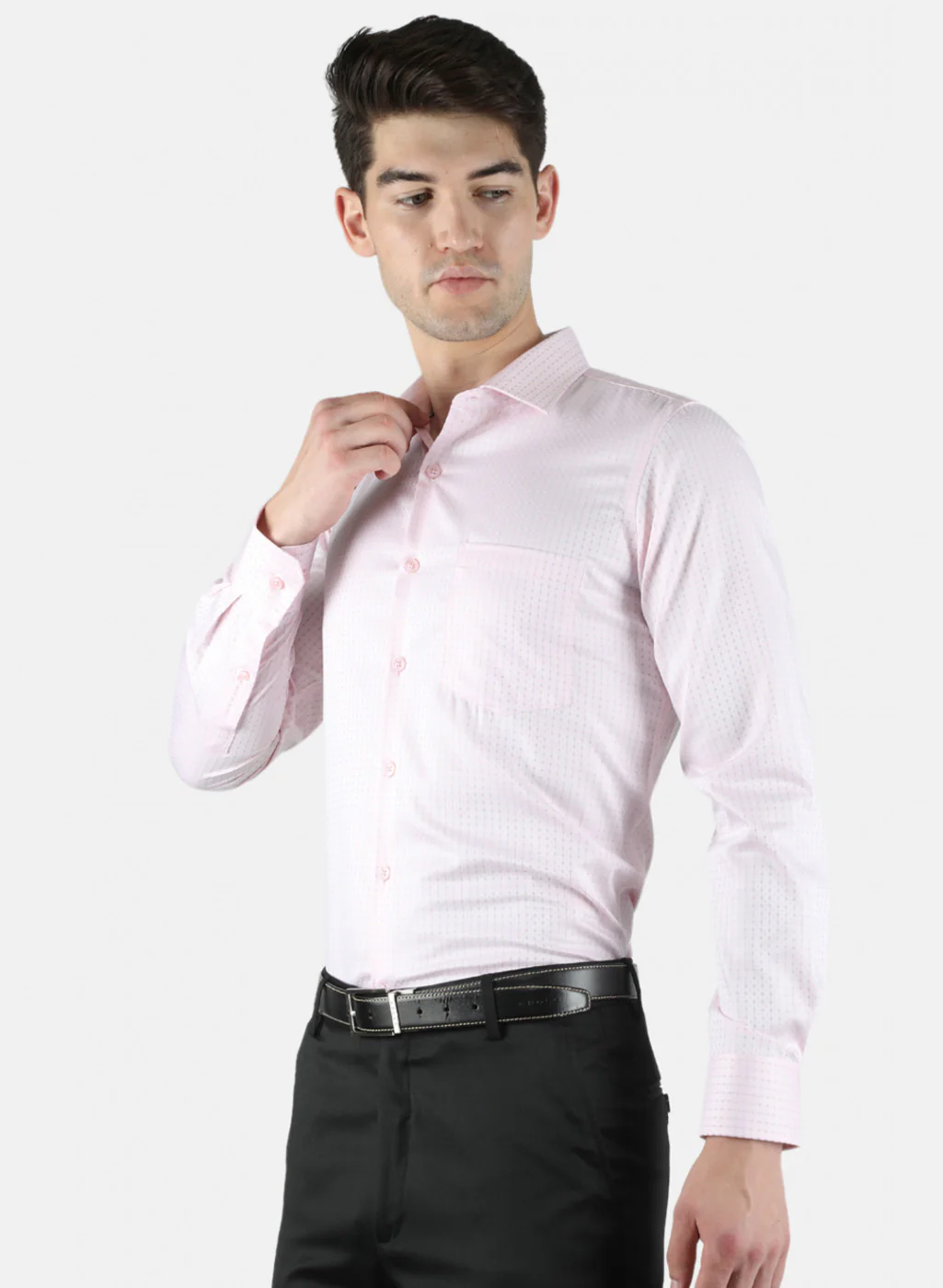 Men Pink Printed Shirt - Image 2