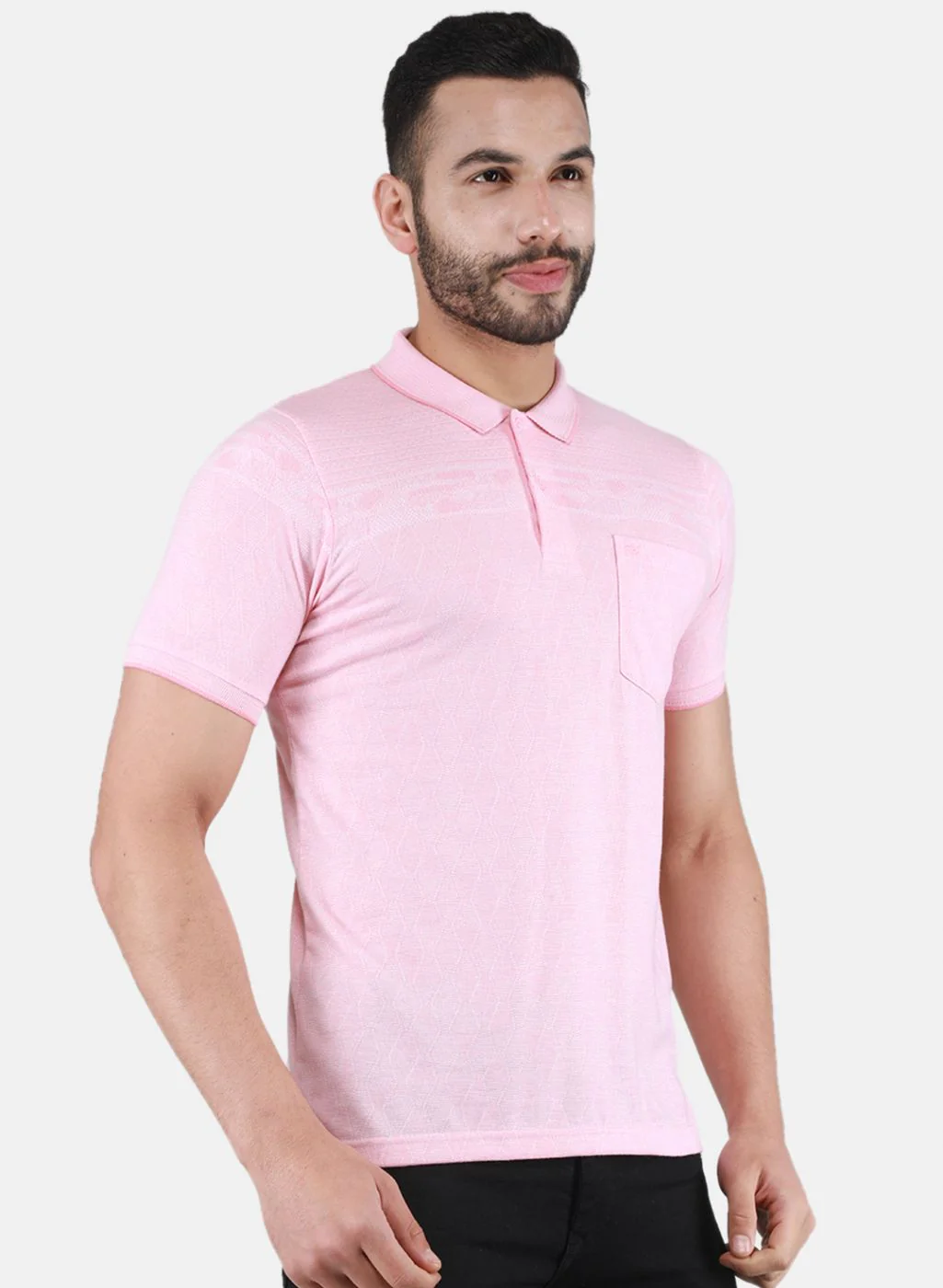 Men Pink Printed T-Shirt - Image 6