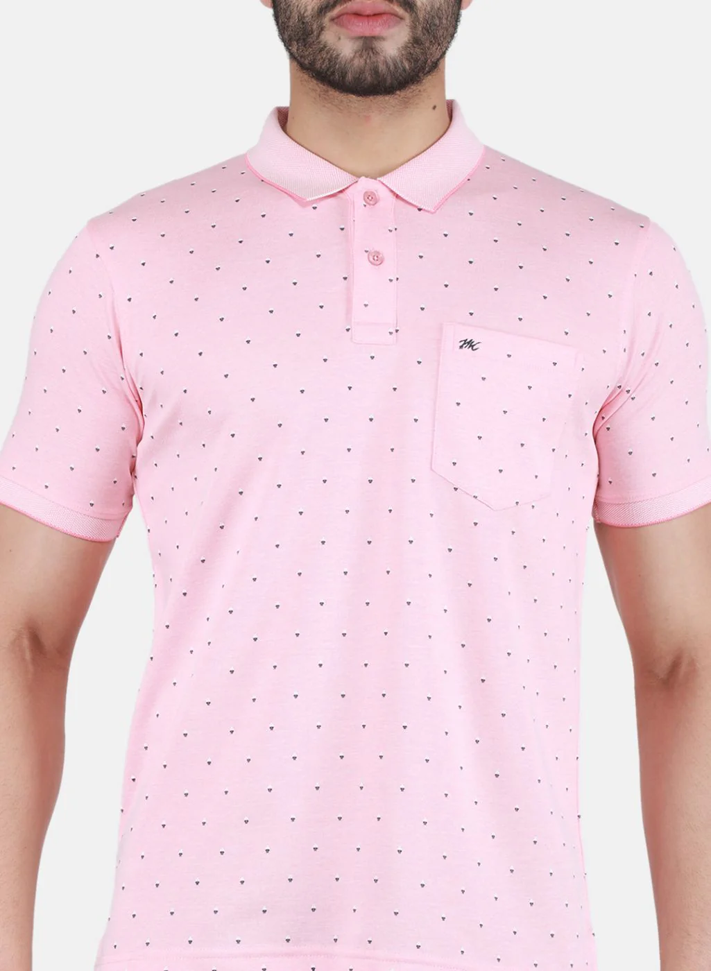 Men Pink Printed T-Shirt - Image 5