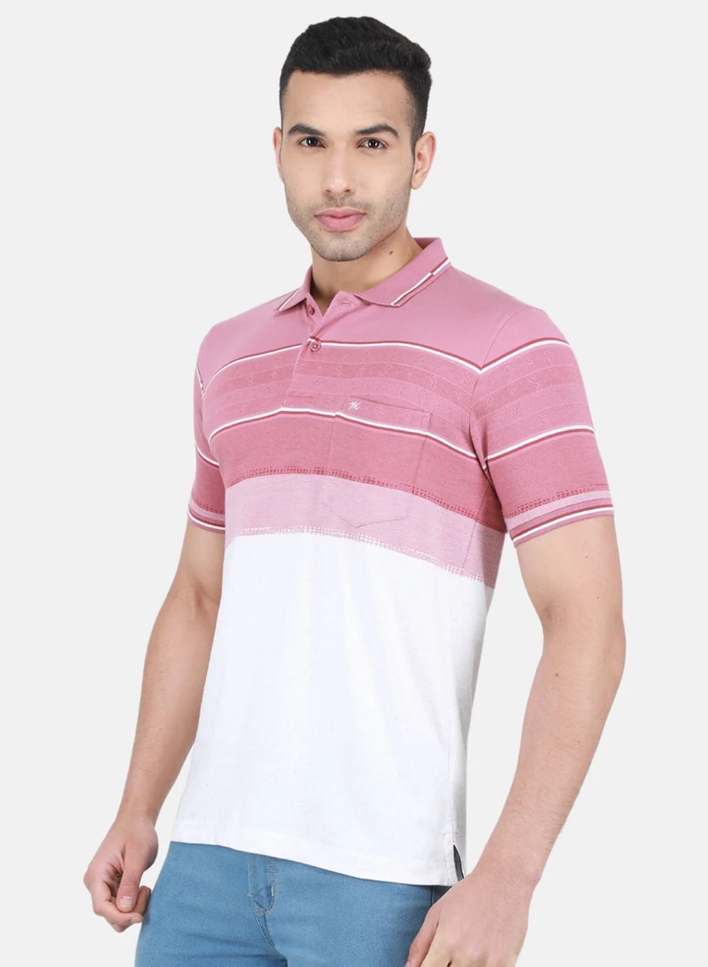 Men Pink Printed T-Shirt - Image 2