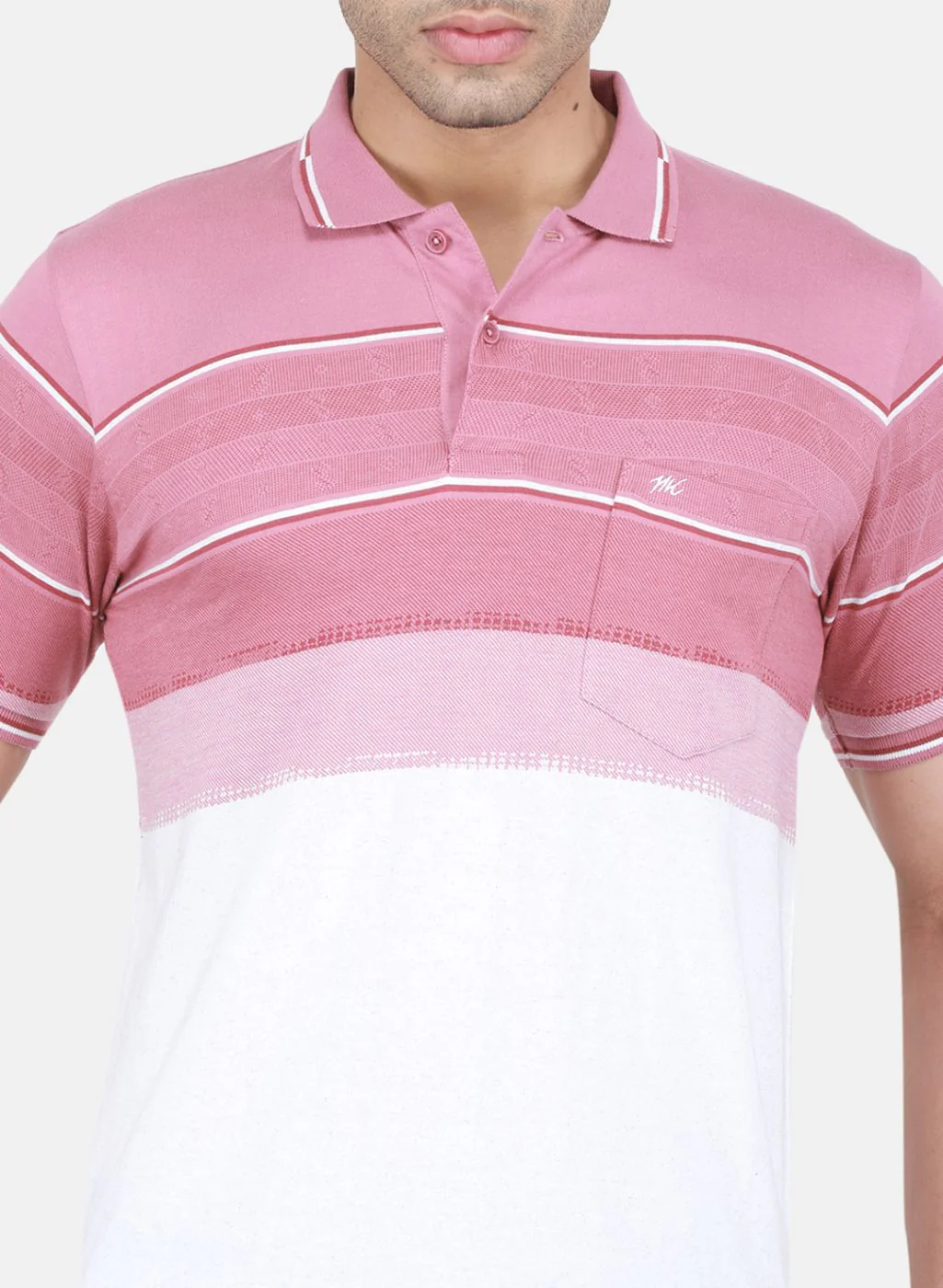 Men Pink Printed T-Shirt - Image 5