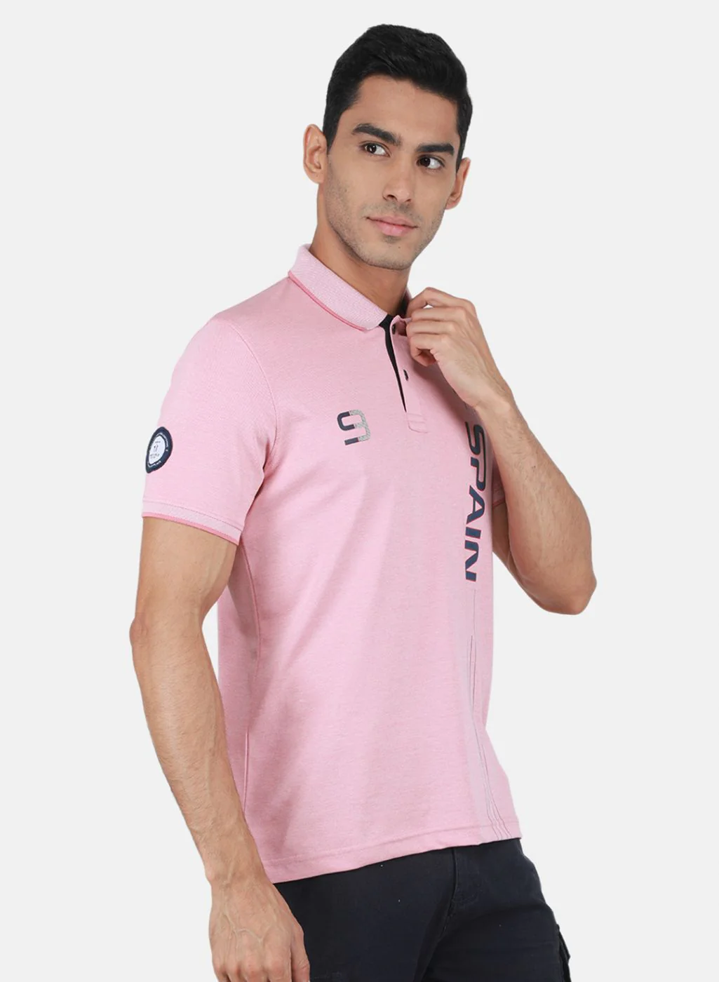 Men Pink Printed T-Shirt - Image 2