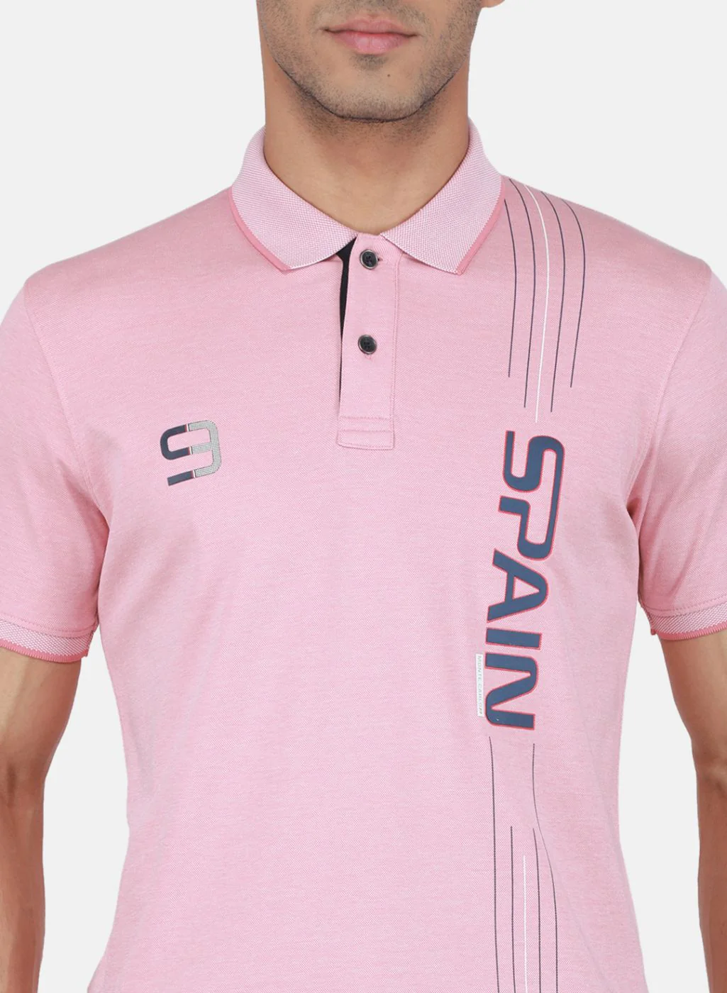 Men Pink Printed T-Shirt - Image 5