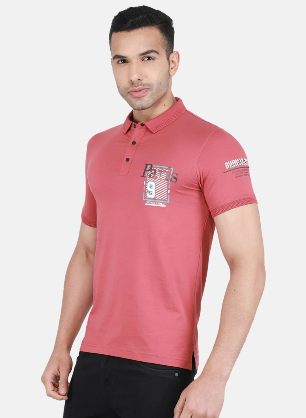 Men Pink Printed T-Shirt - Image 2