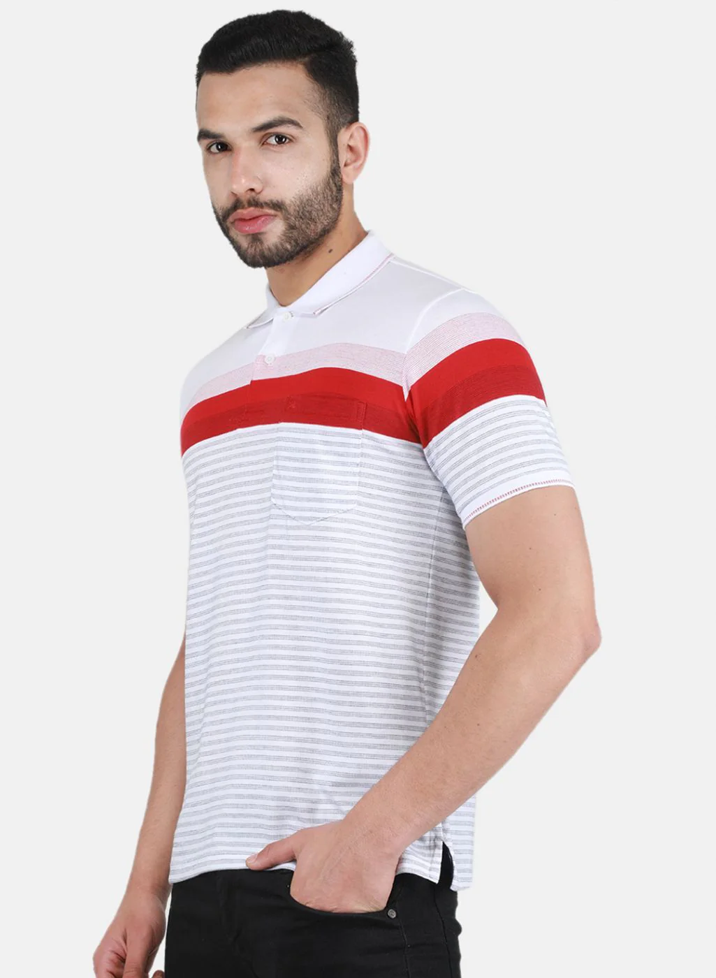 Men Red Printed T-Shirt - Image 2
