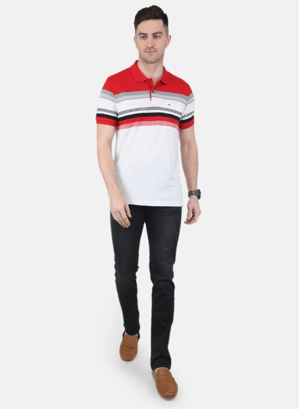 Men Red Printed T-Shirt - Image 4