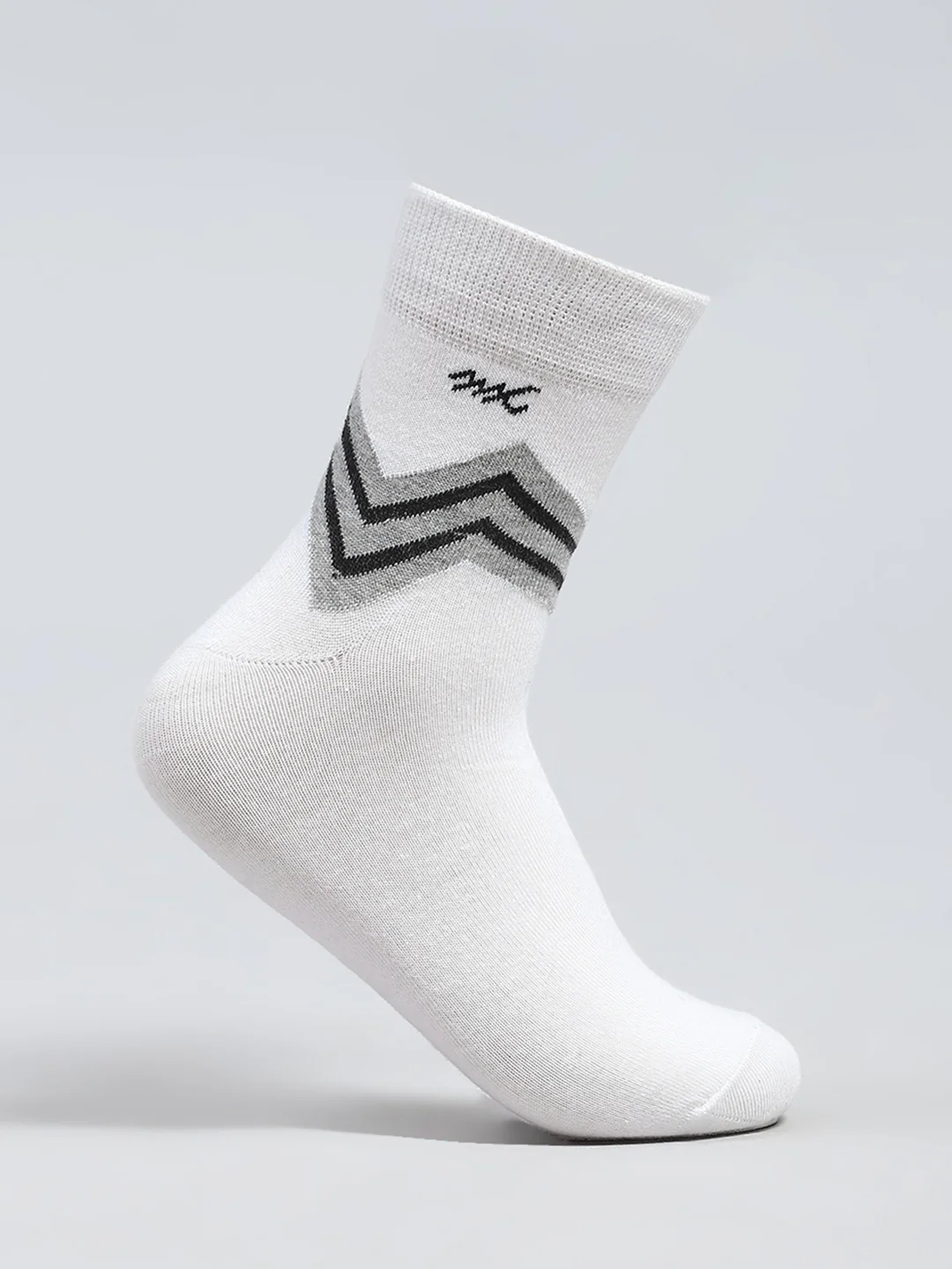 Men Cotton Self Design Mid Calf Length Socks (Pack of 3) - Image 4