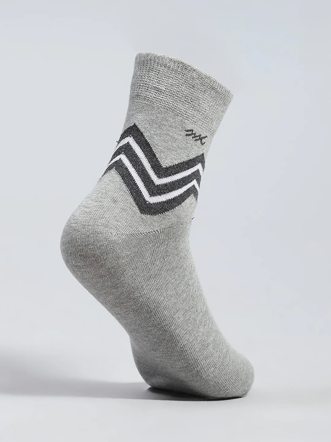 Men Cotton Self Design Mid Calf Length Socks (Pack of 3) - Image 7