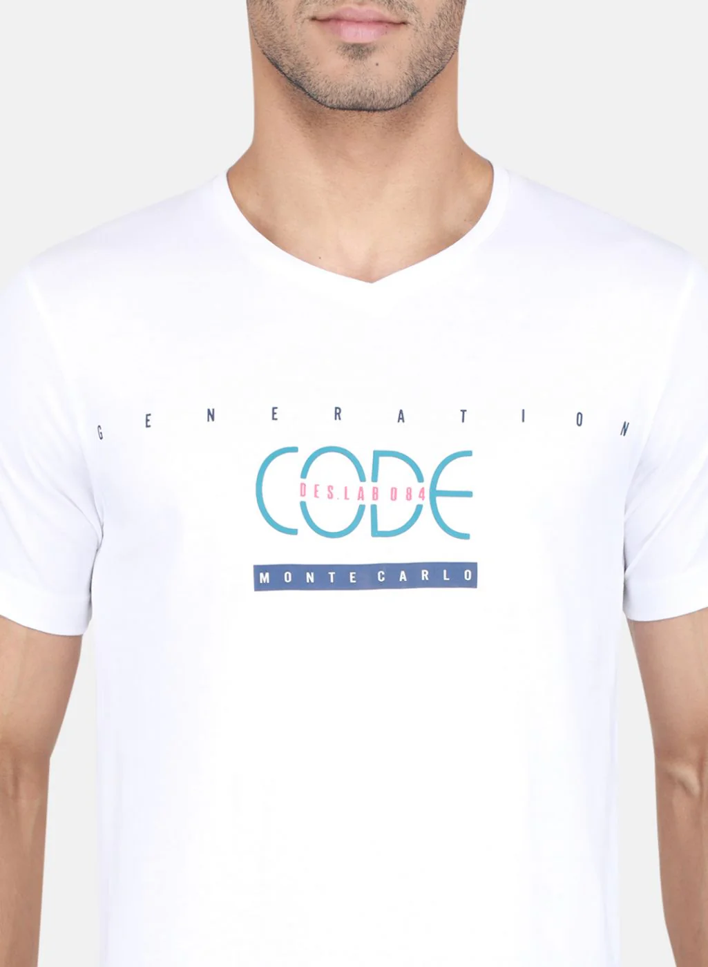 Men White Printed T-Shirt - Image 5