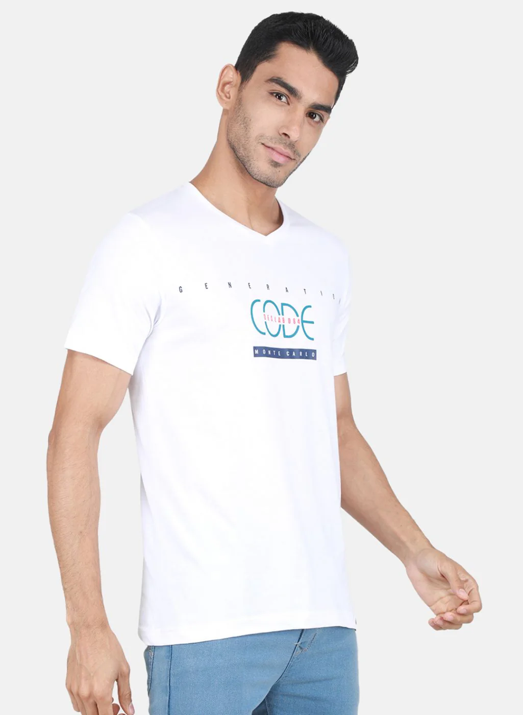 Men White Printed T-Shirt - Image 6