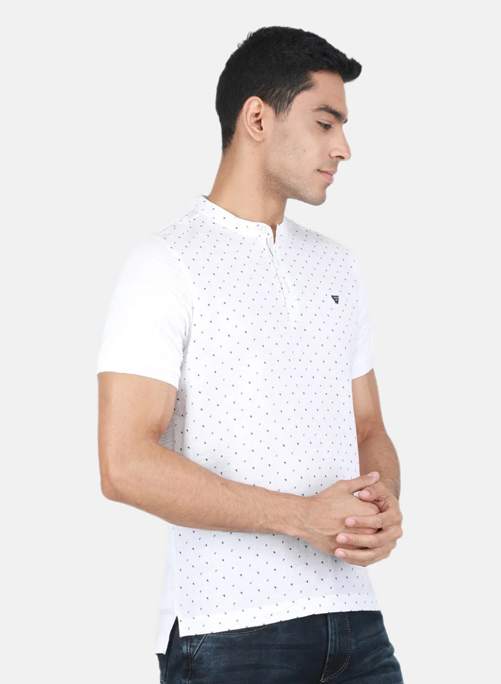 Men White Printed T-Shirt - Image 6