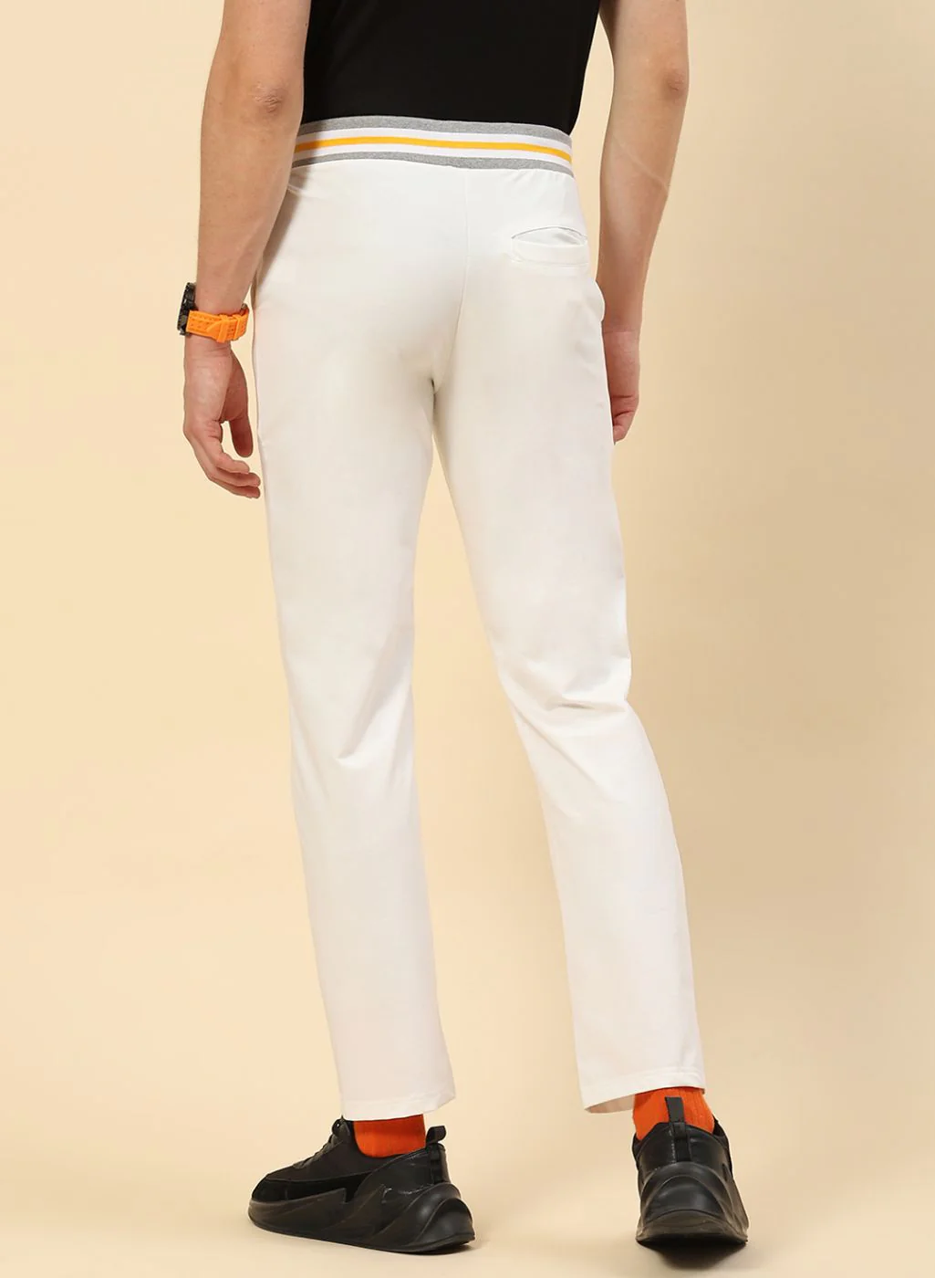 Men White Regular Fit Lower - Image 5