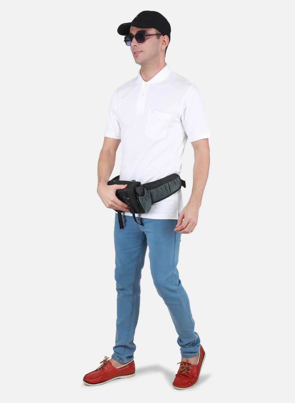 Men White Solid T-Shirt - Image 4