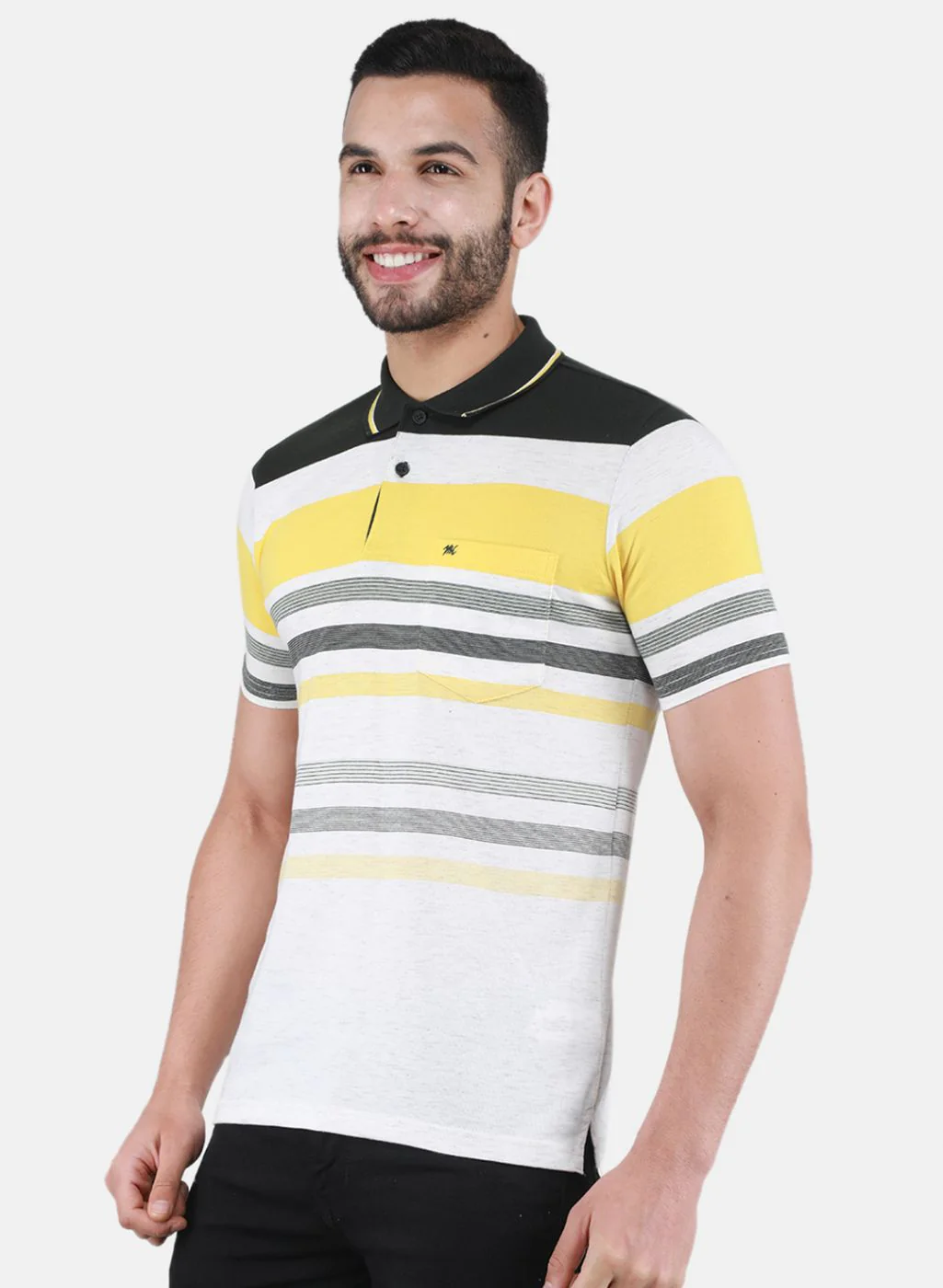 Men Yellow Printed T-Shirt - Image 2