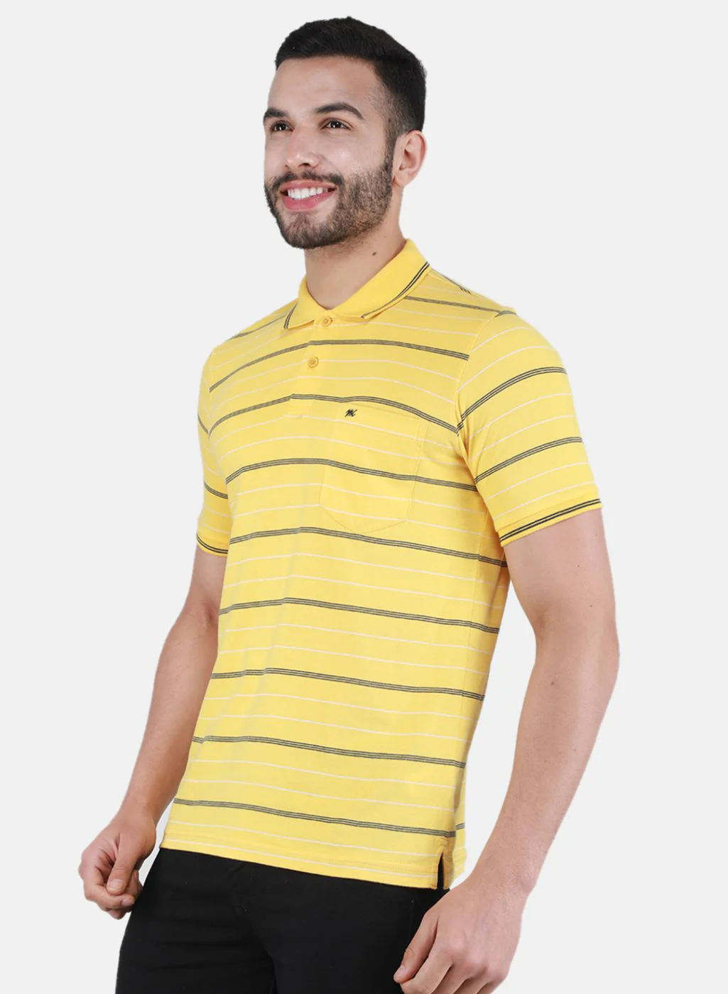 Men Yellow Printed T-Shirt - Image 2