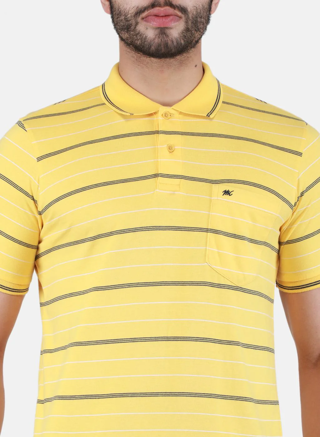Men Yellow Printed T-Shirt - Image 5