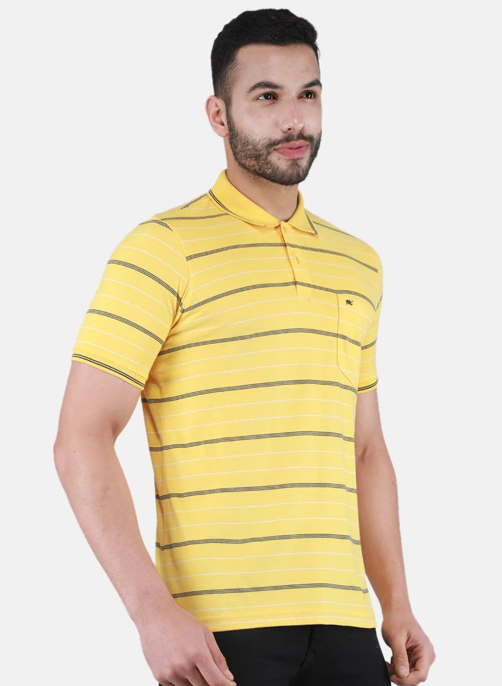 Men Yellow Printed T-Shirt - Image 6