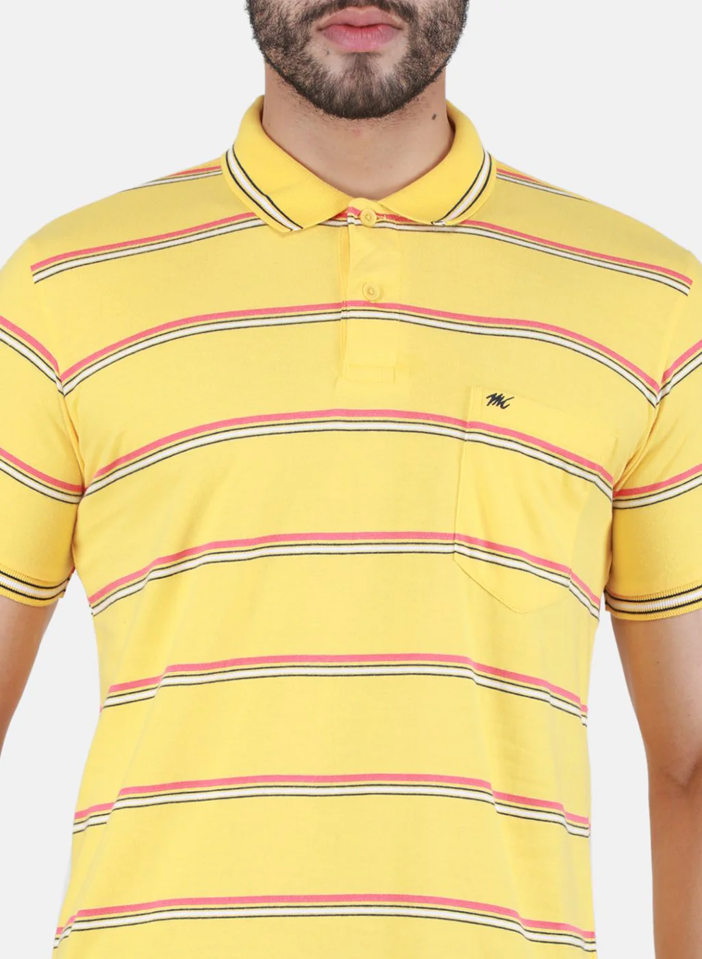 Men Yellow Printed T-Shirt - Image 5