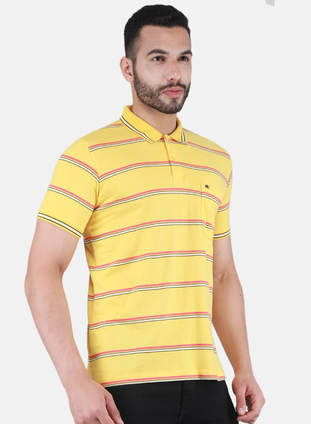 Men Yellow Printed T-Shirt - Image 6