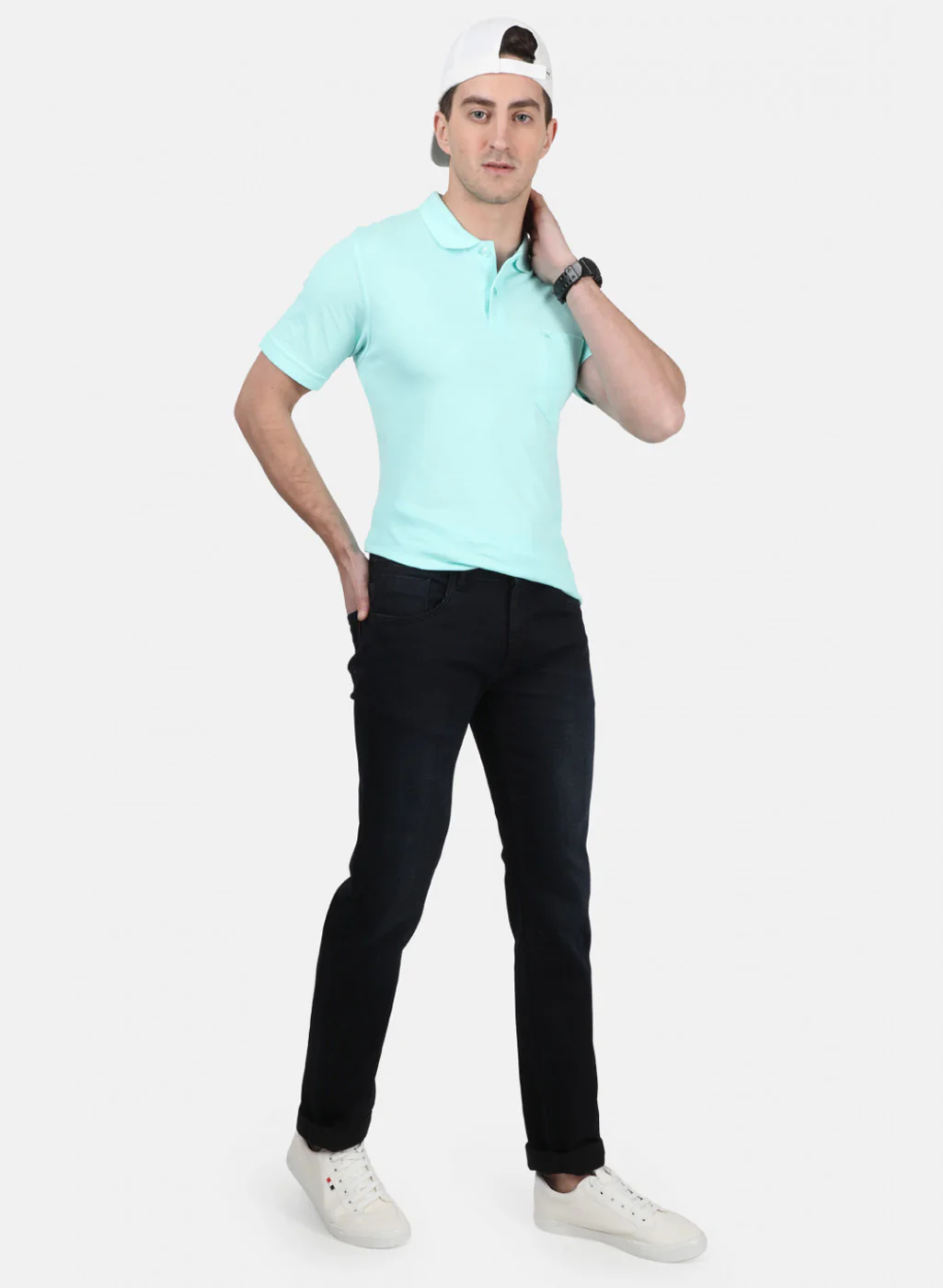 Mens Black NArrow Denim - Image 4