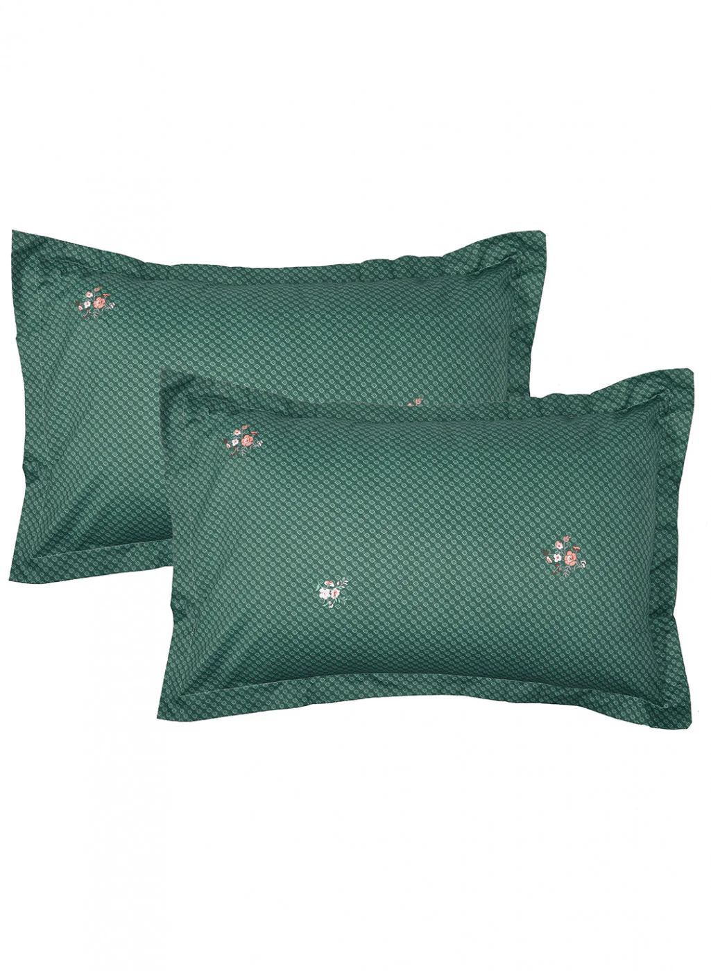 Multi Color 128/68 TC Bedsheet with 2 Pillow Covers - Image 2