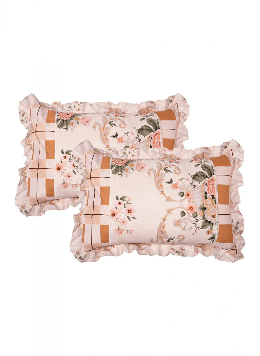 Multi Color 130 GSM Bedsheet with 2 Pillow Covers - Image 2