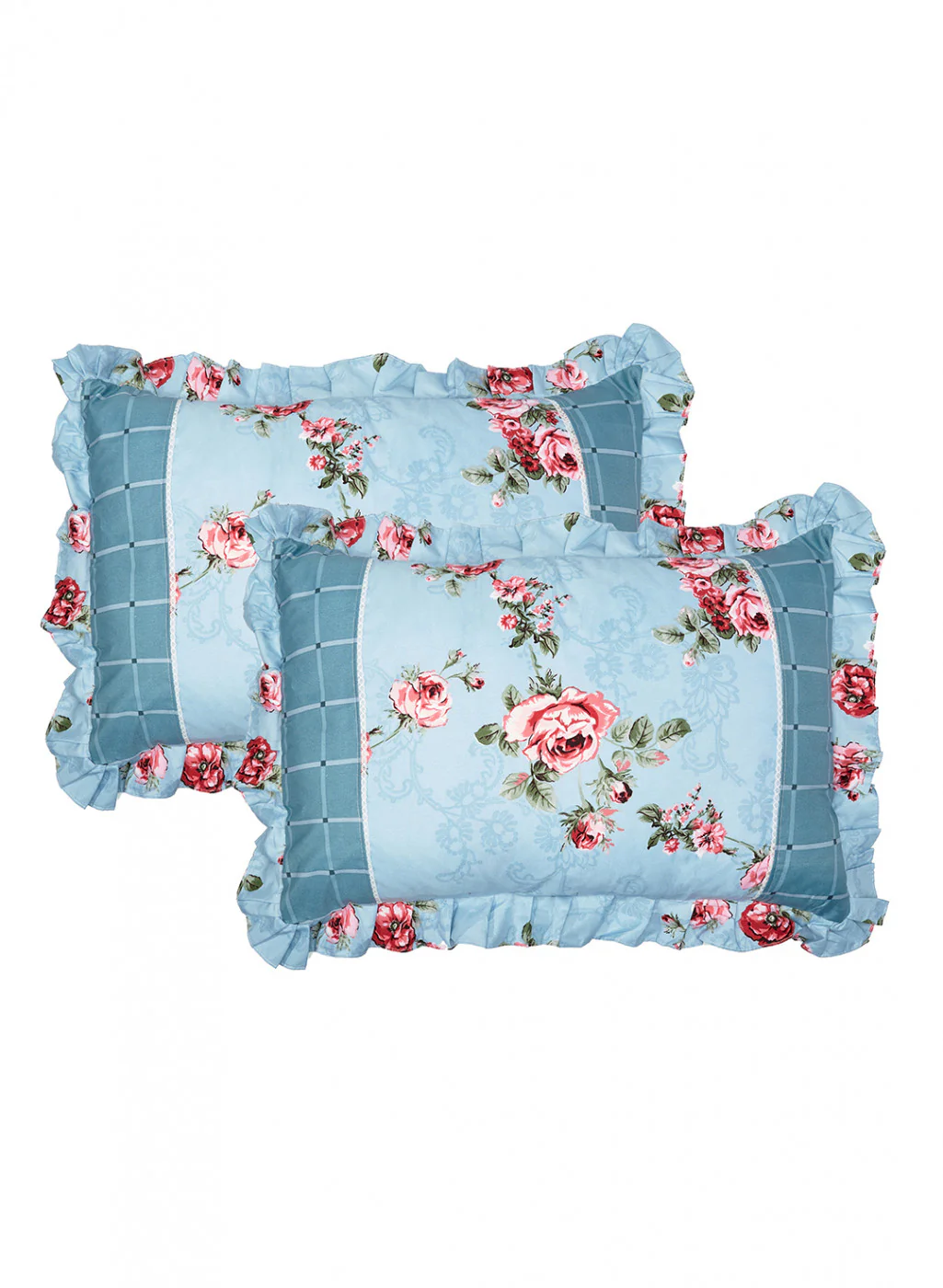 Multi Color 130 GSM Bedsheet with 2 Pillow Covers - Image 2