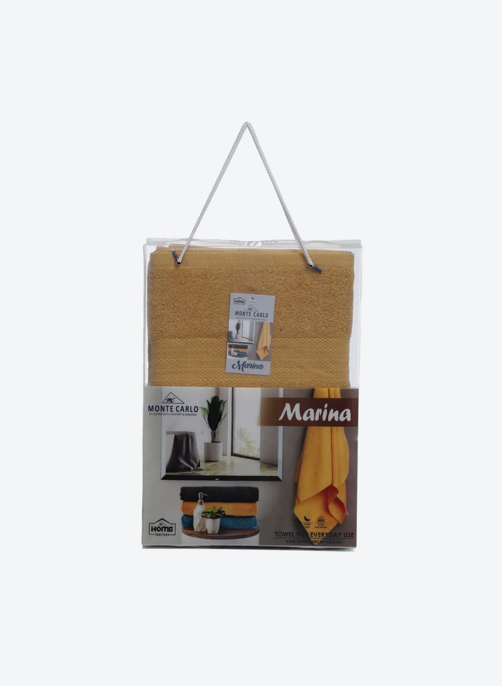 Mustard Cotton 400 GSM Bath Towel - Image 5