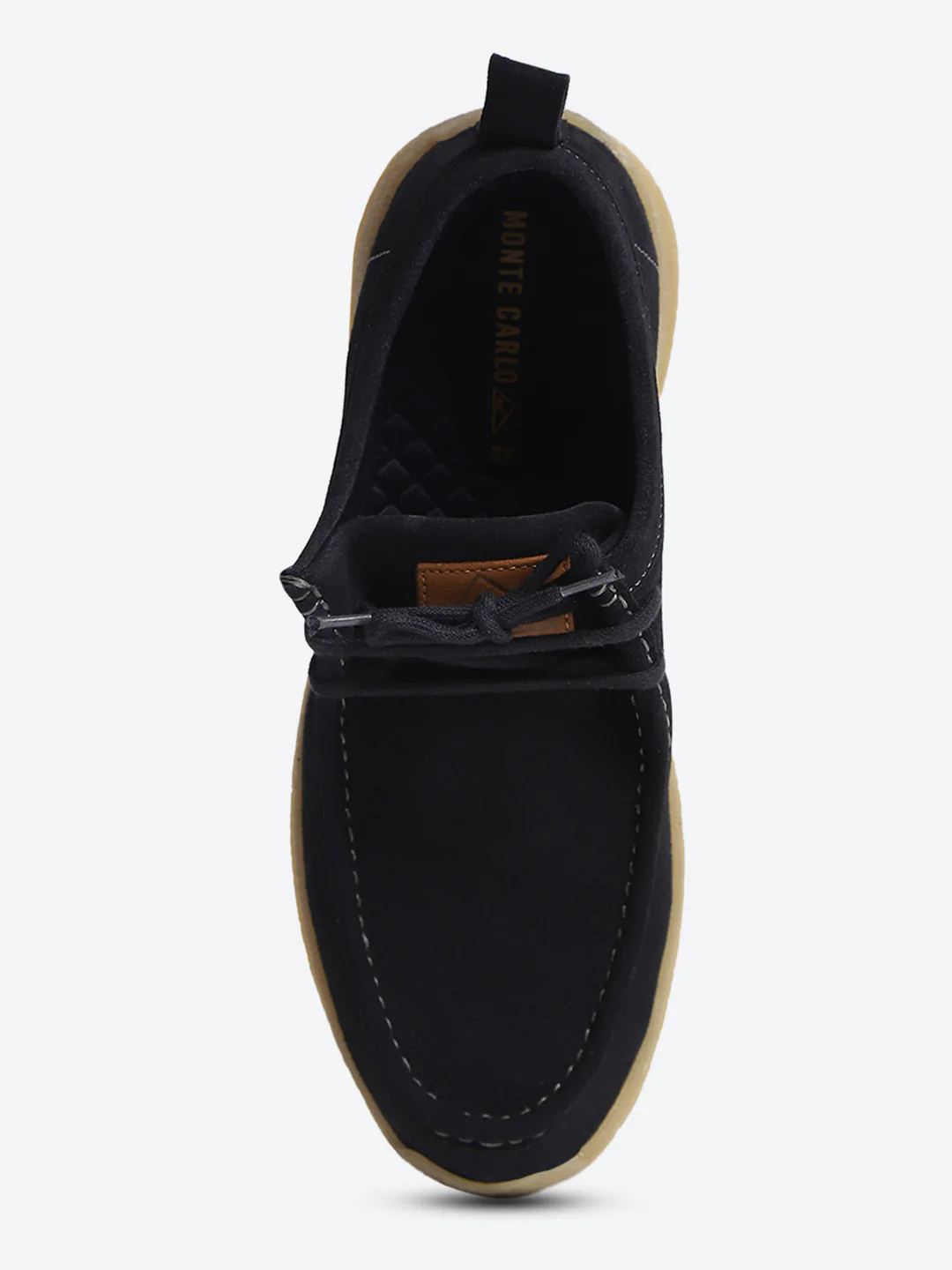 Monte Carlo Navy Blue Casual Moc-Toe-Lace Up Shoe for Men - Image 6