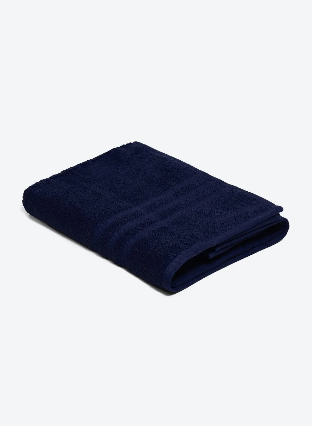 NAvy Blue Cotton 525 GSM Bath Towel - Image 2