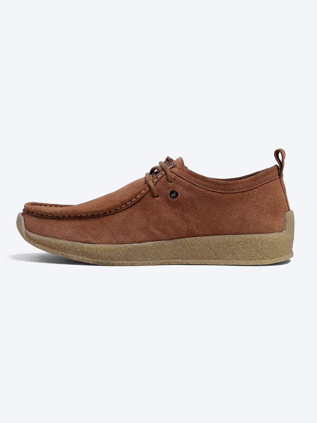 Monte Carlo Peach Casual Moc-Toe-Lace Up Shoe for Men - Image 4