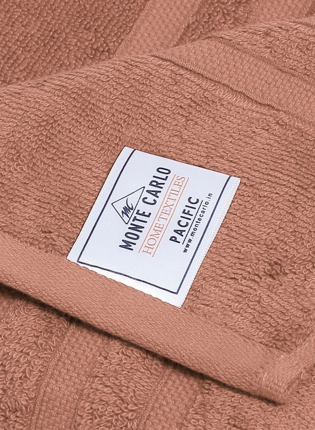 Peach Cotton 525 GSM Bath Towel - Image 4