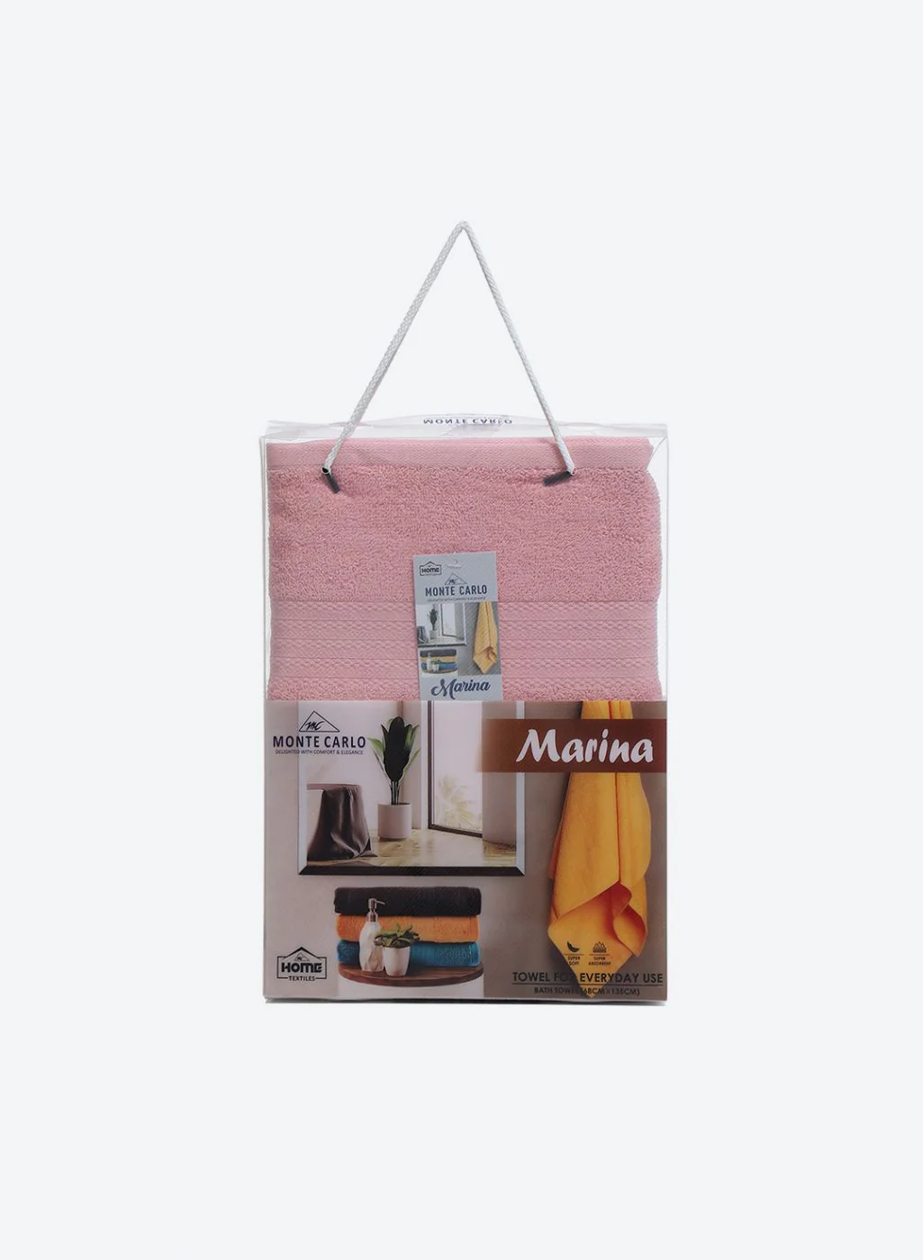 Pink Cotton 400 GSM Bath Towel - Image 5