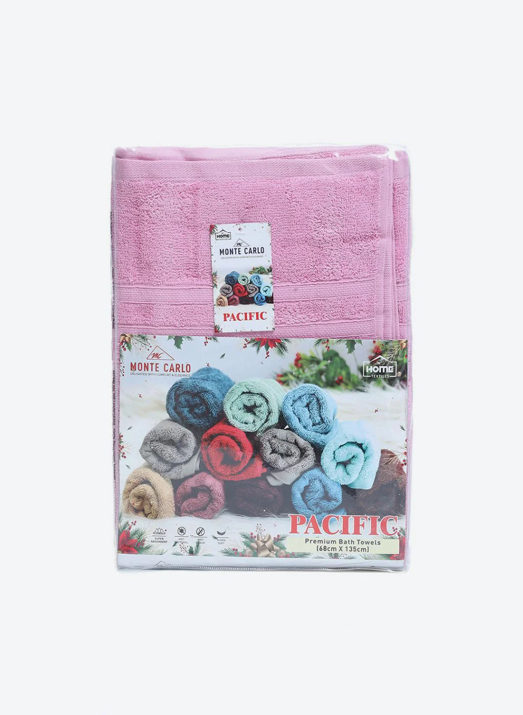 Pink Cotton 525 GSM Bath Towel - Image 5