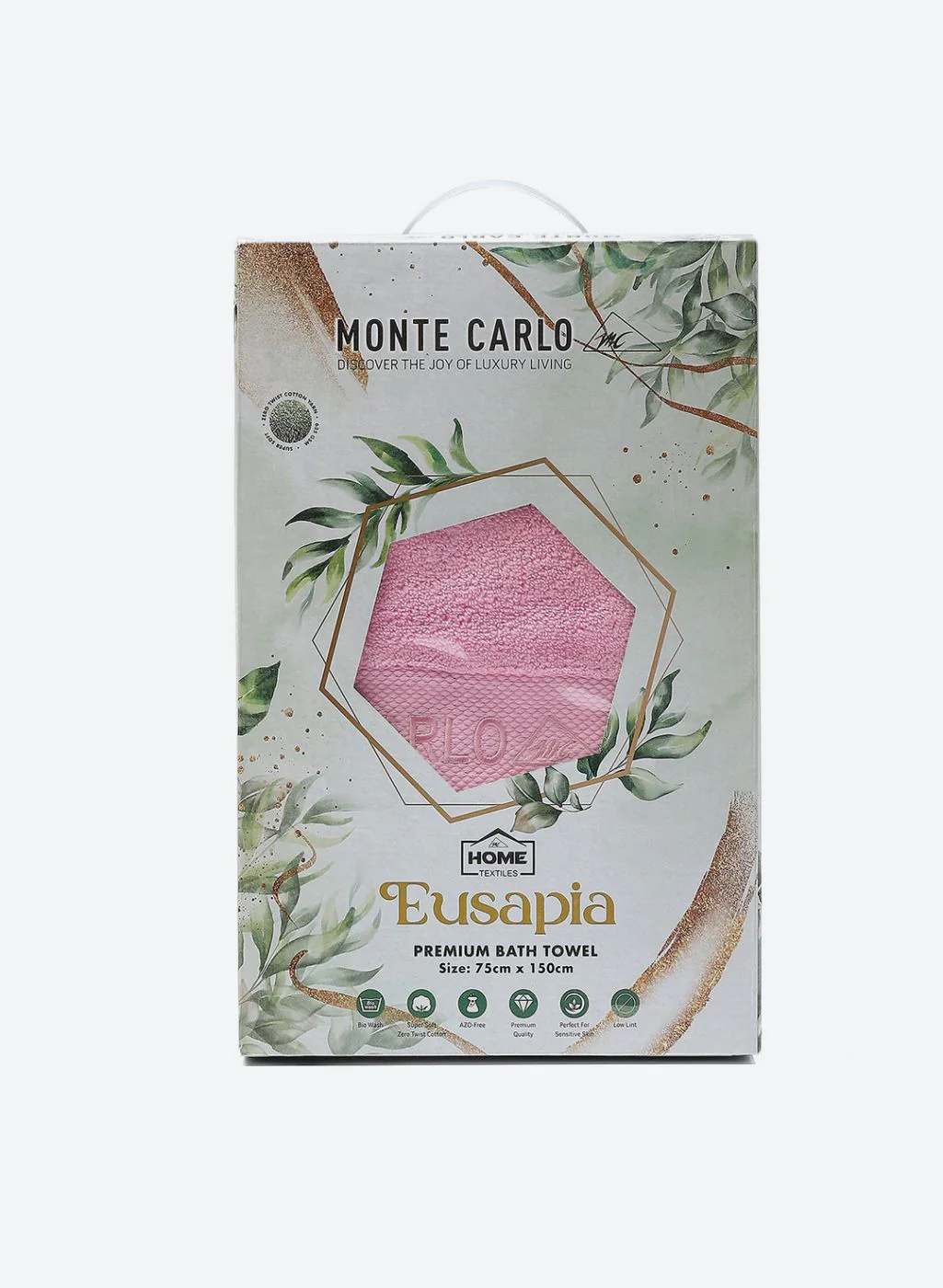 Pink Cotton 625 GSM Bath Towel - Image 6