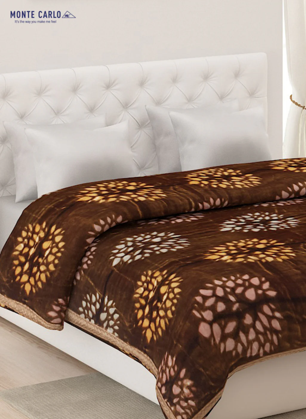 Printed Mink Double Blanket for Mild Winter -2 Ply - Image 2