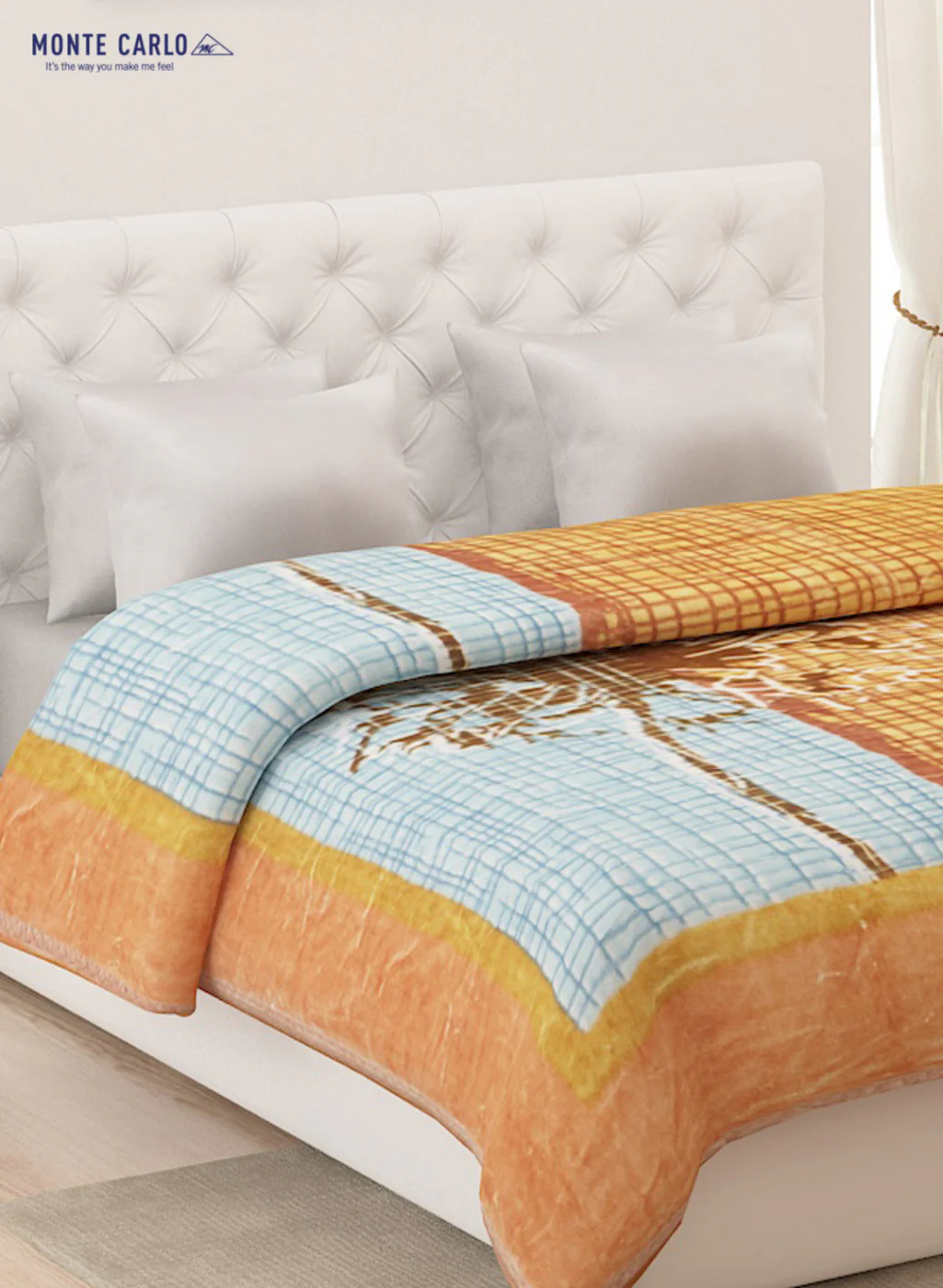 Printed Mink Double Blanket for Mild Winter -2 Ply - Image 2