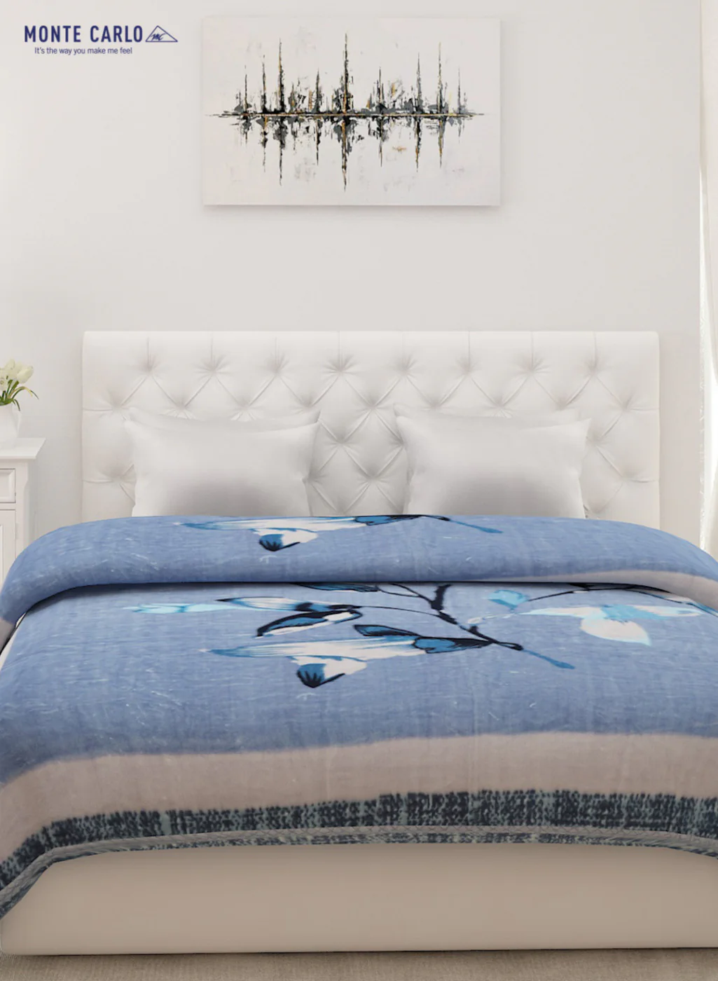Printed Mink Double Blanket for Mild Winter -2 Ply - Image 3