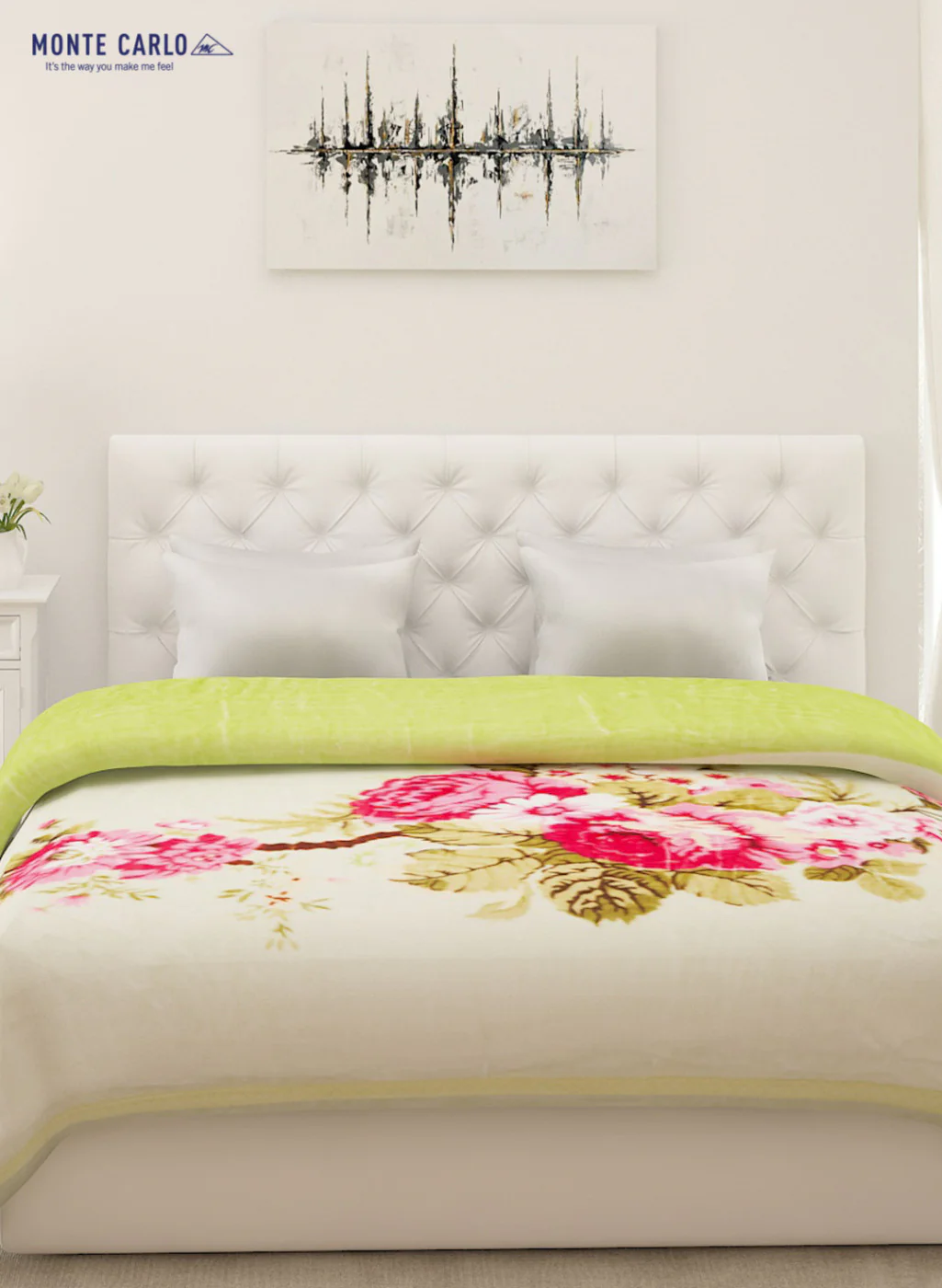Printed Mink Double Blanket for Mild Winter -2 Ply - Image 3