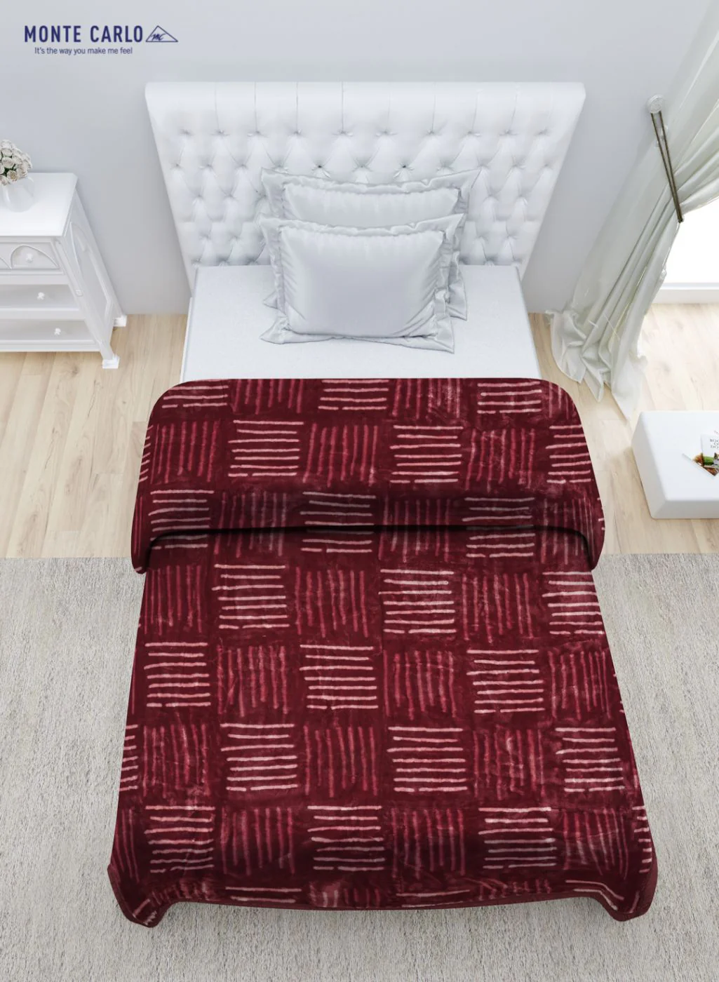 Printed Mink Single Blanket for Mild Winter - 2 Ply - Image 4
