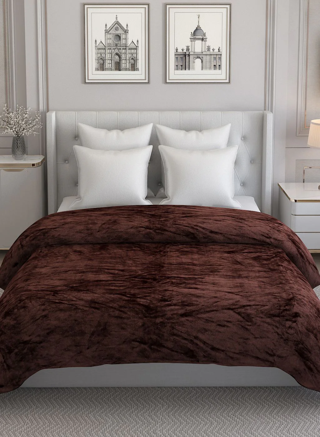 Printed Queen Blanket for AC Room - 240 GSM - Image 2