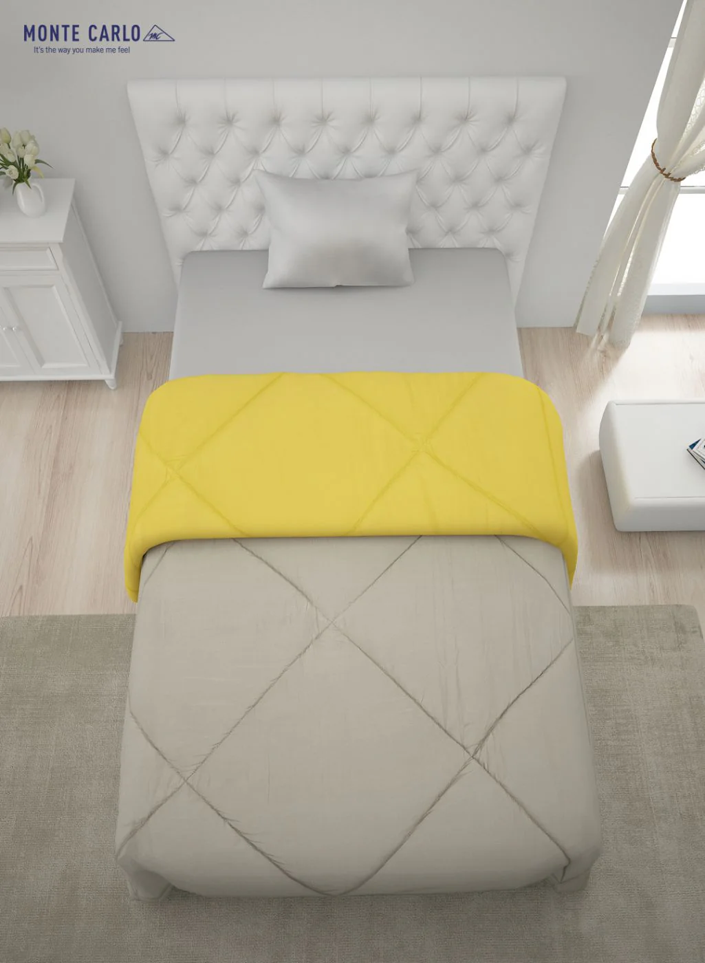 Solid Microfibre Single Comforter for Mild Winter - Image 5