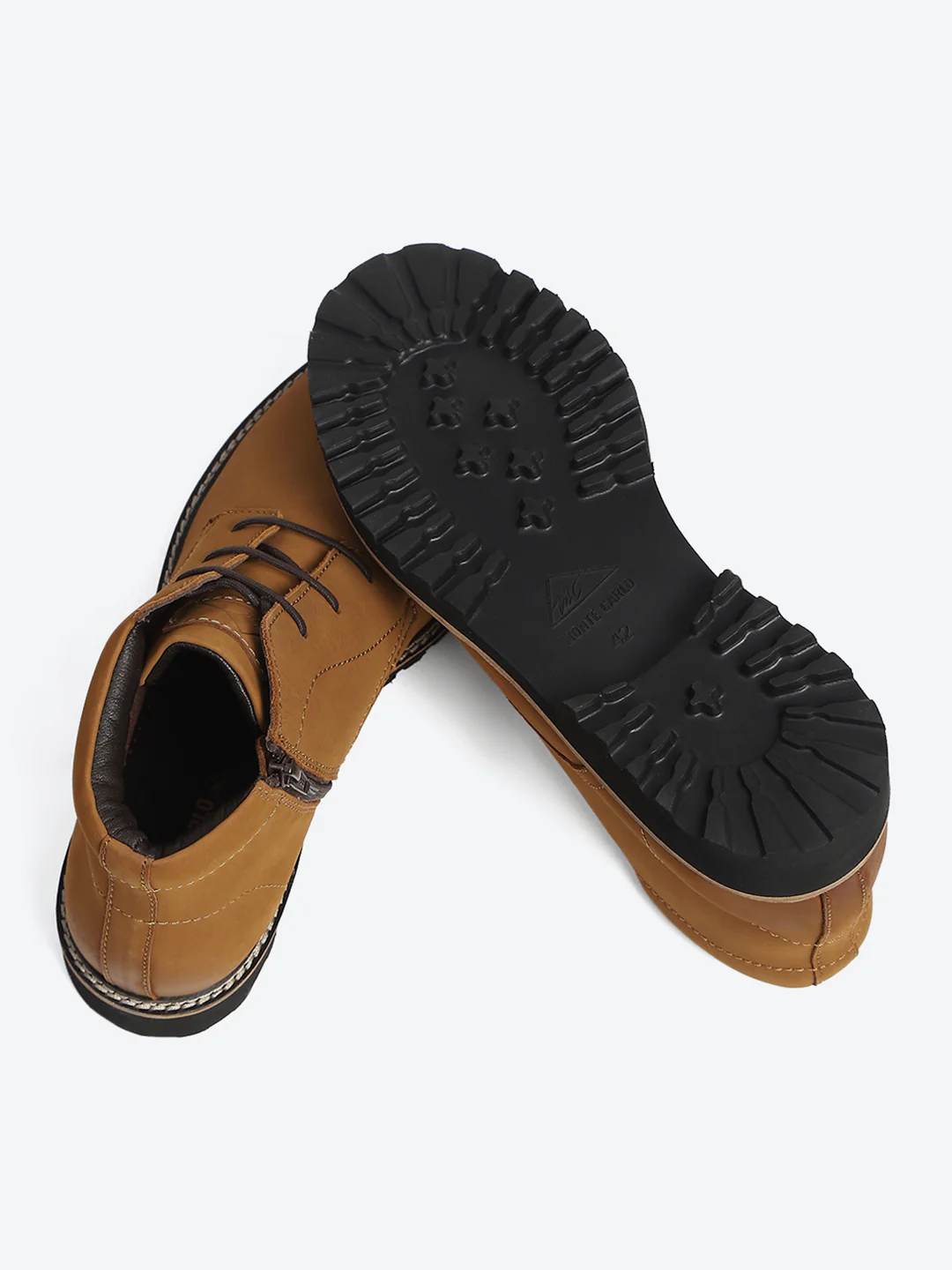 Monte Carlo Tan Casual Chukka Style Ankle Boots for Men - Image 8