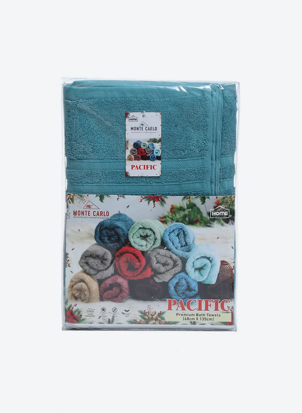 Teal Blue Cotton 525 GSM Bath Towel - Image 5